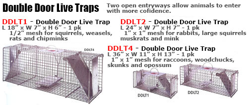 Live Animal Two-Door Trap, Large